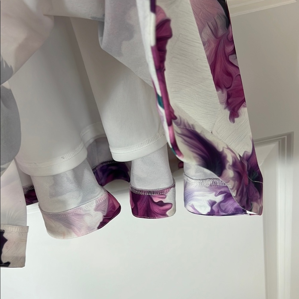 Tiger Mist Purple and Pink Spaghetti Strap Mini Dress - Picture 4 of 8
